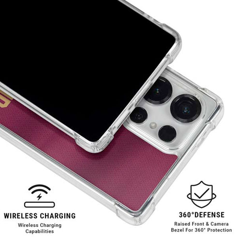 NBA Cleveland Cavaliers Jersey Galaxy S25 Ultra Clear Case